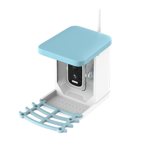 Chính PIR 80 ° ảnh 5MP freestanding tự động nhựa bằng GỖ CHIM nước trung chuyển thông minh không thấm nước chim feede - Product Image 5