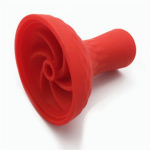 Cazoleta de silicona para shisha, soporte para carbón de tabaco de shisha, rojo - Product Image 2