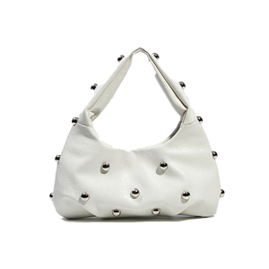 Bolsos de mano informales con estilo para mujer de alta calidad con diseño abierto de gran capacidad con cierre de cremallera correa de cadena decoración de letras - Product Image 2