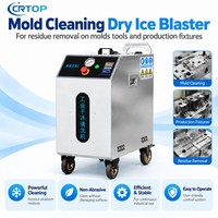 Nettoyeur à glace sèche Crtop pour le nettoyage des moules de fonderie et les projets d'entretien des outils métalliques de fonderie