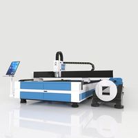 Máquina de Corte Láser de Fibra CNC de Alta Velocidad de 1000W-6000W, Precio Razonable para Corte de Láminas y Tubos Metálicos, Formato AI Disponible