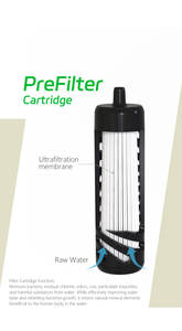 فلتر مياه كهربائي شمسي لتنقية مياه التخييم للبقاء على ظهره إضاءة الطوارئ في الهواء الطلق معدات التخييم لتنقية المياه - Product Image 6