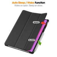 Casing untuk Yoga Tab Plus/Yoga Pad Pro 12.7 Inci Tablet Flip Smart Cover Penyangga Pelindung Casing Kulit PU Ringan