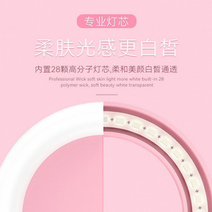 Portable Round Fill Light For Phone Selfie Beauty Lighting Live Streaming Makeup Portrait Outdoor Photography - Product Image 4