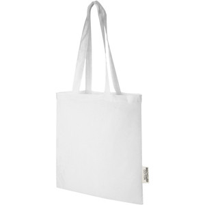 Bolsa Tote Madras Sin Marca de 7L, Modelo 120695-6, 140 G/m2, Algodón Reciclado Ecológico, Impresión por Transferencia de Calor, Uso Diario, para Alimentos - Product Image 1