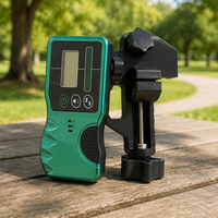 Récepteur laser de qualité industrielle pour niveau laser rotatif, détecteur de faisceau laser rouge avec auto-nivellement électronique