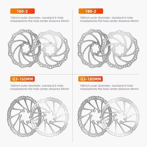 Accesorios y Repuestos para Bicicleta Disco <span class=keywords><strong>de</strong></span> Freno <span class=keywords><strong>de</strong></span> 160 mm y 180 mm Freno <span class=keywords><strong>de</strong></span> Disco Hidráulico Componentes para Bicicleta - Product Image 4