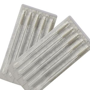 เข็มฝังเข็มด้ามเงินแบบใช้แล้วทิ้งที่มีมือจับเกลียว100ชิ้น - Product Image 2