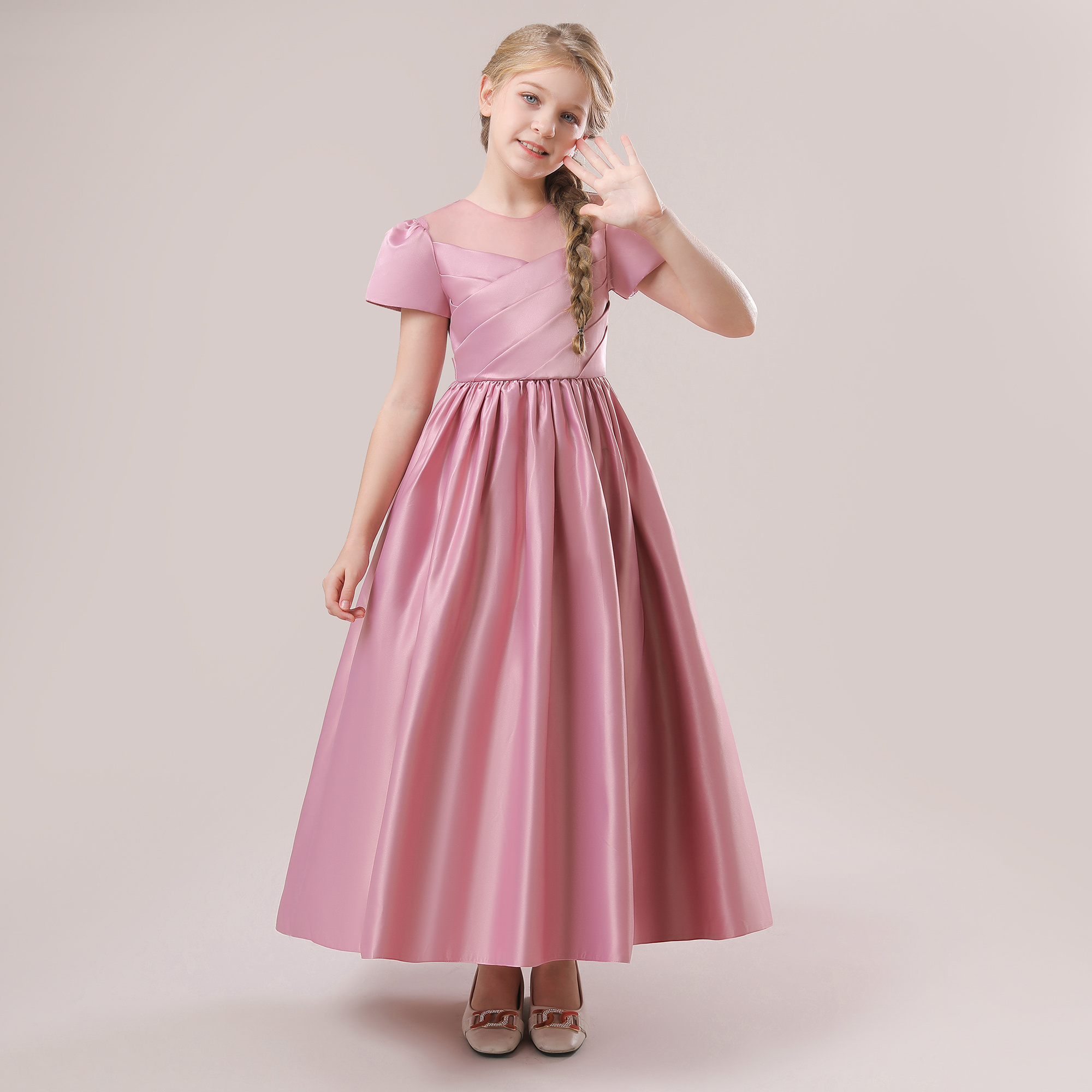 pink prom dresses for 11 year olds Pink tulle lace short prom dress, pink homecoming dress dresstby