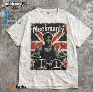 Camiseta Nueva Personalizada, Camiseta Grande de Cuello Redondo y Manga Corta, 100% Algodón, Logotipo Personalizado, Personalización de Gran Área - Product Image 4