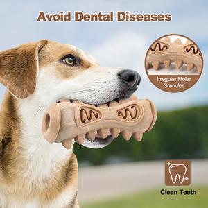 Juguetes Masticables para Perros de WPC, Ecológicos, No Tóxicos, Interactivos, para Limpieza Dental, Duraderos, Estilo Moderno de Dibujos Animados - Product Image 3