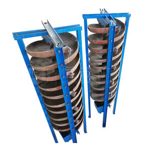 Professionale piccolo separatore minerale oro 0.15-0.2TPH Chrome Washer a spirale scivolo per materiali di particelle fini - Product Image 1