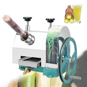 Commercial Portable Manual Type Mini Small Scale Sugar Cane Sugarcane Juice Making Juicer Extractor Machine