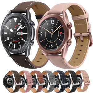 Bracelet de remplacement pour <span class=keywords><strong>Samsung</strong></span> Galaxy Watch 3 <span class=keywords><strong>R850</strong></span> R84 45mm 42mm Bracelet pour Huawei Watch Gt2 20mm 22mm Bracelet en cuir véritable - Product Image 5