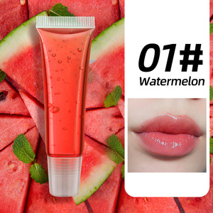 Brillo de labios resistente al agua de fruta vegana de alta calidad OEM al por mayor aceite de labios brillante transparente personalizado de fábrica líquido Mineral Etiqueta Privada - Product Image 6