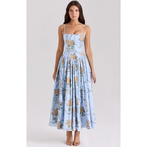 flowy chiffon bridesmaid dresses High Waist Floral Printed Silky Organza Dresses for Photo Shoot Baby Shower Gown for Pregnant Women YW221105-1