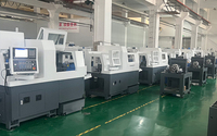 Tour automatique à double broche 5/6 axes, type suisse, robuste, avec système de commande Fanuc, en promotion