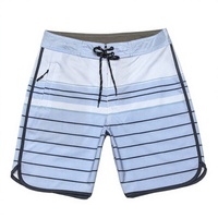 Shorts de bain décontractés en toile pour hommes, taille mi-haute, pour le fitness, l'été, imperméables, respirants, en polyester tricoté, à motifs floraux ou unis