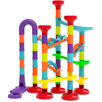 Marble Run Set Pour Enfants Marbre Piste Labyrinthe Jeux De Course 113pcs Construction Blocs De Construction Jouets Tige Apprentissage Jouet