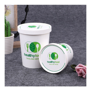 Bol à soupe chaude en papier kraft 16oz 26oz 32oz, gobelet alimentaire pour nouilles à emporter, contenants en papier écologiques pour la restauration rapide avec couvercle - Product Image 3