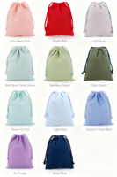 Sac à cordon en toile de coton et lin, personnalisable avec logo, écologique, pour emballage cadeau, vente en gros