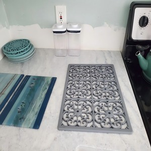 Nouveau et magnifique protège-plat en silicone résistant à la chaleur, tapis de table antidérapant, dessous de verre - Product Image 5