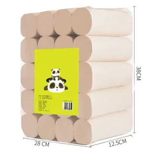 Rolo de papel higiênico biodegradável, venda no atacado de tecidos, papel higiênico doméstico