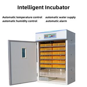 Nueva Incubadora Automática de Plástico para Huevos de Gallina, Avestruz, Pato, Pavo, Emú y Ganso - Tamaño Pequeño, Capacidad para 1056 Huevos, 98% de Tasa de Incubación - Product Image 4
