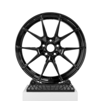 Jantes forgées concaves Hyper Black Chrome 18 19 20 21 22 pouces en alliage d'aluminium T6061 5x112 5x120 pour BMW M3 M4 Audi A6