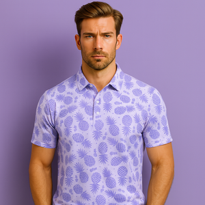 OEM Vêtements de travail en polyester avec logo brodé et coupe ajustée de haute qualité pour hommes, t-shirts de golf, polos - Product Image 3