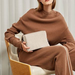 Custom Logo <b>Women</b> Girls Makeup <b>Pouch</b> Soft Corduroy Portable Versatile Zipper Small Travel Cosmetic <b>Bag</b> <b>for</b> Purse - Product Image 6