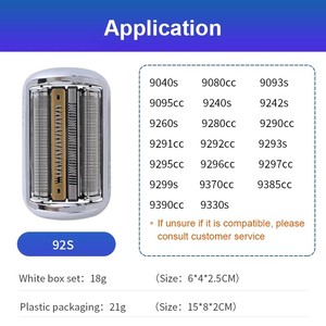 Cuchilla de Repuesto para <span class=keywords><strong>Afeitadora</strong></span> <span class=keywords><strong>Serie</strong></span> <span class=keywords><strong>9</strong></span> para <span class=keywords><strong>Braun</strong></span> 92S 9040s 9080cc 9093s 9095cc 9240s 9242s - Product Image 6
