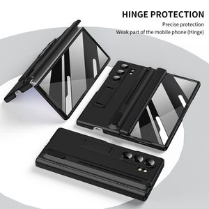 360 funda protectora completa con soporte <span class=keywords><strong>de</strong></span> bisagra con película <span class=keywords><strong>de</strong></span> vidrio templado con funda <span class=keywords><strong>de</strong></span> teléfono plegable para Samsung Galaxy Z Fold <span class=keywords><strong>7</strong></span> - Product Image 3