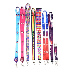 Full Color Anime Lanyard Custom Lanyard Accessories Safety and Firm Id Holder With Lanyard