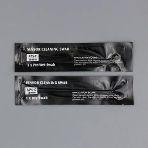 مسحات تنظيف مستشعر الكاميرا متوافق مع CCD/CMOS ، ستوكات خالية من الوبر ، خيارات جافة أو مبللة مسبقًا ، معبأة بشكل فردي - Product Image 4