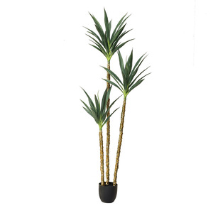 Wholesale Large Nordic Style <b>Artificial</b> Plastic UV Resistance High Quality Indoor Hotel Office Fresh Decorative Plant Potted - Product Image 1