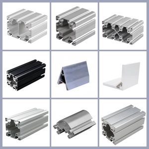 80er Serie <span class=keywords><strong>T</strong></span>-Nut Aluminiumprofil 8080 80120 80160 6063-T5 Eloxiertes Hochleistungs-Strangpressprofil für große Automatisierungsrahmen - Product Image 1