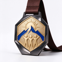 Médaille 3D personnalisée en alliage de zinc, médailles personnalisées pour les cérémonies de remise de prix et les célébrations