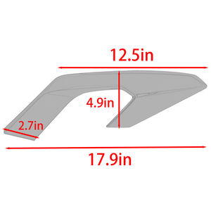 XXUN Coperchio Laterale Serbatoio Carburante Pannello Anteriore Carenatura Moto per <span class=keywords><strong>Triumph</strong></span> Street Triple 765 R/RS 2023-2025 2023 2024 2025 - Product Image 6