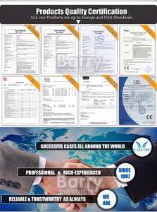 Vui Vẻ Lớn Nhà Bị Trả Lại Các Khóa Học Trở Ngại Khổng Lồ Công Viên Chủ Đề Thương Mại Trẻ Em Sân Chơi Trong Nhà Inflatable Bóng Sân Chơi - Product Image 5