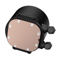 AGB 240mm Refroidisseur d'eau pour ordinateur de jeu Refroidisseur liquide CPU Boîtier de jeu Ventilateur de refroidissement par eau 240mm