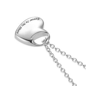 <span class=keywords><strong>Pet</strong></span> anıt takı cenaze ürünleri için evcil hayvan vazosu kolye paslanmaz çelik anıt kalp kolye <span class=keywords><strong>Pet</strong></span> külleri - Product Image 2