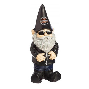 Custom Harz Statue Biker Themen Garten Gnome, Garten Dekoration Rasen Polyresin Gnome Figuren # - Product Image 1