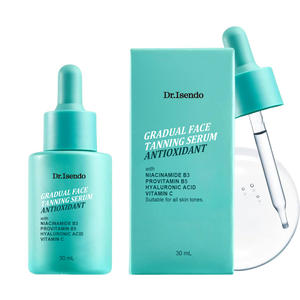 Sérum Bronzeador Corretor de Tom de Pele Médio Suplementos de Autobronzeamento Natural Sem Silicone Anti-Inchaço para Corpo e Rosto - Product Image 3