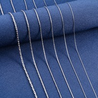 Collier fin en chaîne de câble pour le cou, en acier inoxydable 316L, pour femmes et hommes, couleur argent, collier ras du cou, accessoires de bijoux imperméables