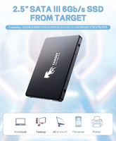 Disco Duro TARGET Sata3 Ssd de 120 GB, 128 GB, 240 GB, 256 GB, Disco de Estado Sólido Interno de 2.5 Pulgadas, Unidad de Estado Sólido Sata de 240 GB para Ordenador Portátil