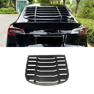 Car Side Rear <b>Window</b> Louver Shutter <b>Cover</b> Sport Style For Tesla Model Y 2021-2024 Body Kit Car Accessories - Product Image 1