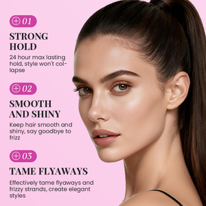 KORMESIC Marca Privada 20g Barra de Cera Superfijadora para Cabello, Crema de Acabado para Peinado con Fijación Fuerte para Cabello Encrespado, Aroma Floral - Product Image 2