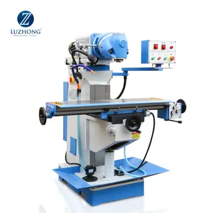 LUZHONG universal rotary head milling machine X6226 hand table milling machine