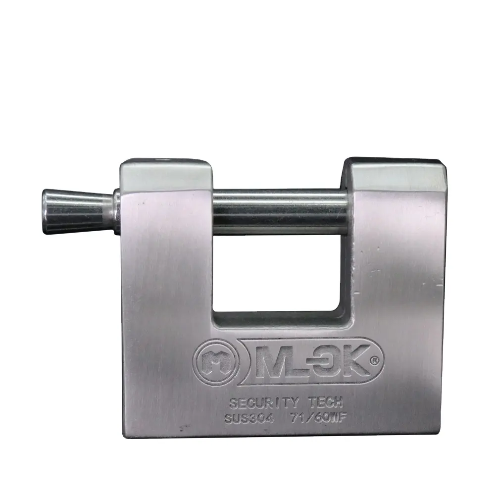 FMOK lock W91/60GE caja de grillete de acero endurecido/ancho del cuerpo de la cerradura 13/16 ",11/12", 2 ",23/8", cerraduras de llave de mango de 23/4"